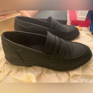 🚀 🐕 ROCKET DOG Classic matte Black Loafers sz 7.5